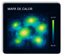 Showroom heatmap